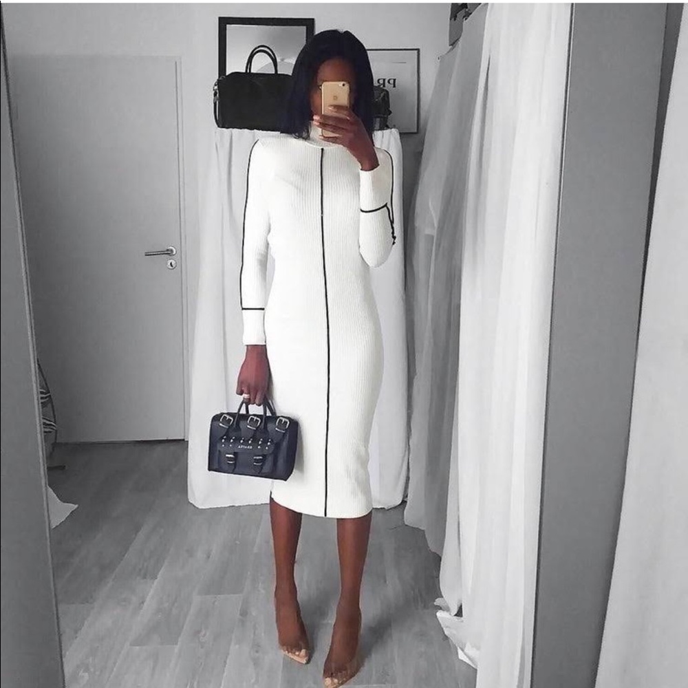 NWT ZARA RIBBED DRESS SIZE S